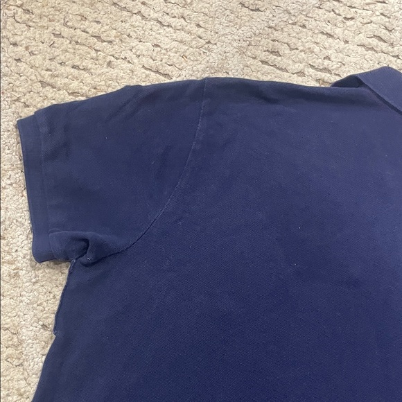 Polo by Ralph Lauren Dark Blue Polo with White and Gold Accents size medium - Picture 10 of 13